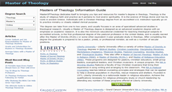 Desktop Screenshot of masteroftheology.org